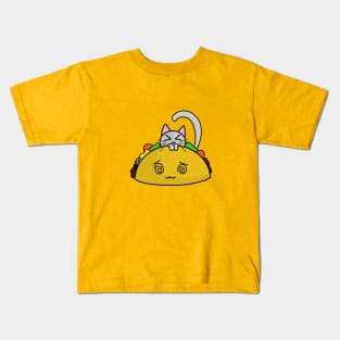 Cat and Taco Kids T-Shirt